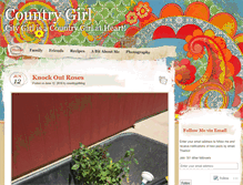 Tablet Screenshot of gettinmycountryon.com